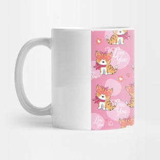 Cute Cat Love You Mug